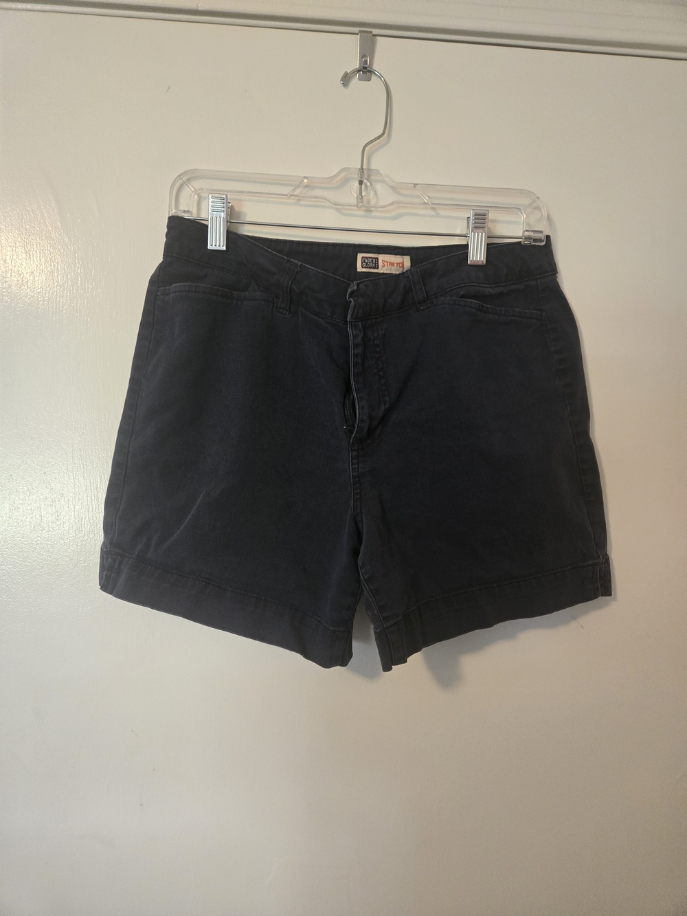 Faded Glory Dark Navy Casual Cotton Bermuda Shorts